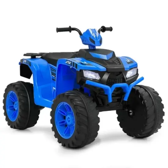 Honeyjoy 24V Kids Ride-On Electric ATV 4-Wheeler Quad Car with Wireless Connection Black/Blue/Pink/Red/Purple image {11}