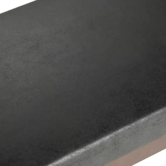 48" Nadine Mid Century Ottoman Bench Faux Air Leather - Wyndenhall image {4}