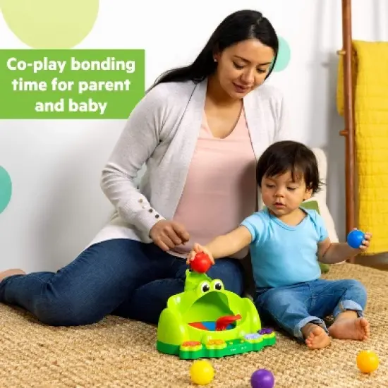 Bright Starts Poppin Ball Frog Ball Play Toy image {5}
