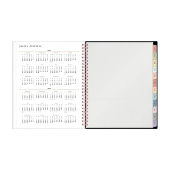 Blue Sky WAAV 7"x9" 2025-2026 Weekly/Monthly Wirebound Planner Frosted Katie image {6}