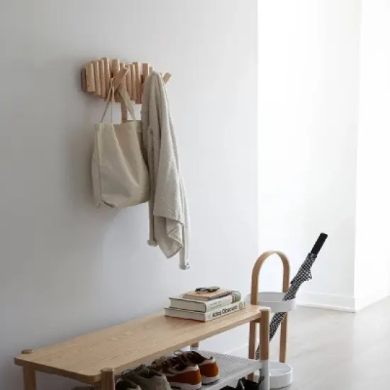 Umbra Picket 5 Hooks Natural Finish image {8}