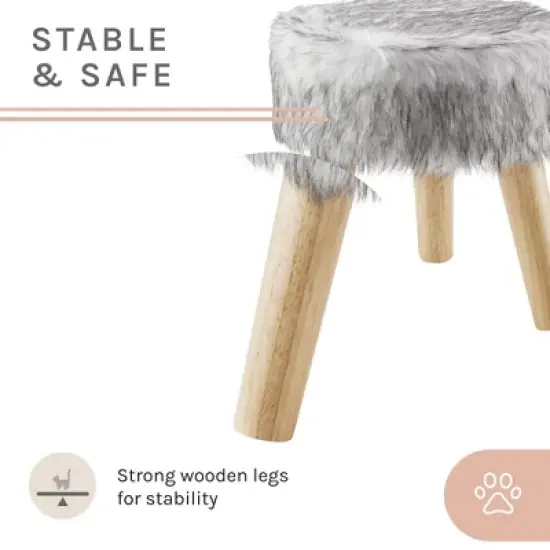 Sam's Pets Chauncy  13"  Cat Tree In White image {6}