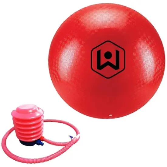 Wicked Big Sports: 20" Red Kickball - Giant Inflatable, Bases, Pump Included image {3}