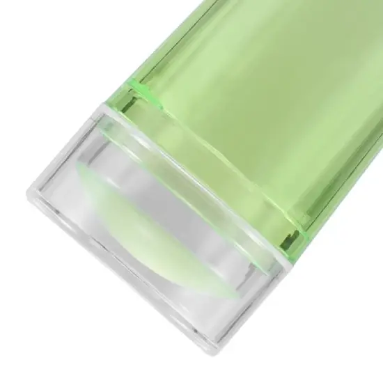 Unique Bargains DIY Round Silicone Nail Art Stamper and Scraper Plate 2.6cm Dia Green image {4}