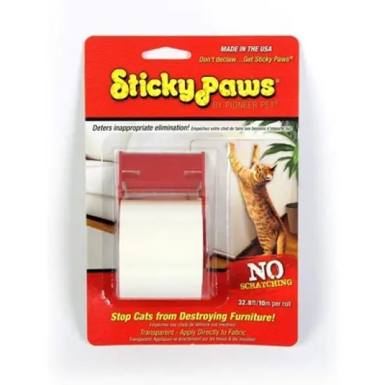 Sticky Paws on a Roll Stop Cats Destroying Furniture Anti Scratch Training image {8}