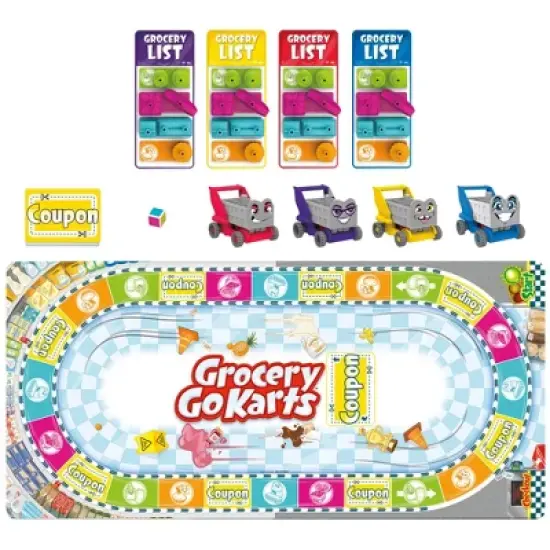 Hasbro Gaming Grocery Go Karts Game image {1}