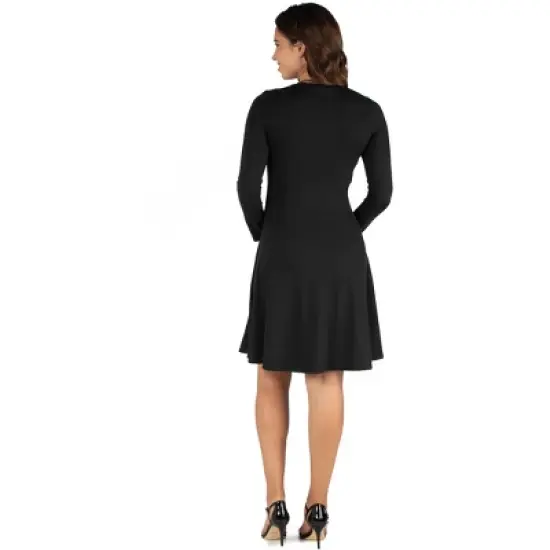 Long Sleeve Mini Masternity Dress image {2}