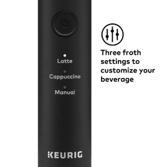 Keurig SimpleCafe Frother Single-Serve Coffee Maker Black: Electric K-Cup Brewer, No Filter Needed, 12 oz Capacity image {6}