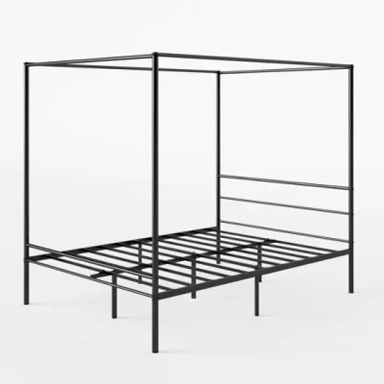 Seguro Canopy Metal Platform Bed Frame Black - Zinus image {6}