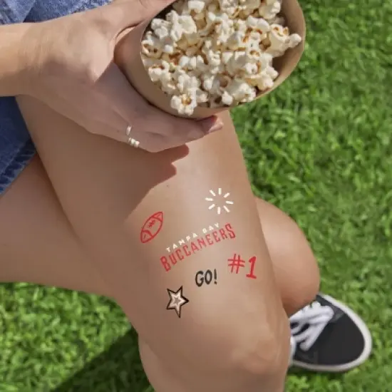 NFL Tampa Bay Buccaneers Temporary Tattoo Marker - 3pk image {1}