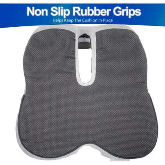5 Star Super Deals Ergonomic Memory Foam Seat Cushion with Lumbar and Back Support &ndash; Coccyx and Tailbone Pain Relief image {5}