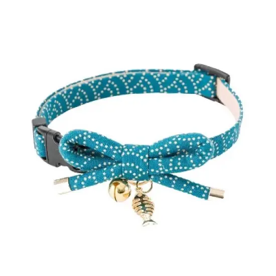 Necoichi Zen Fish Charm Cat Collar image {11}