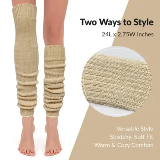 Wrapables Over The Knee Long Wool Blend Leg Warmers image {10}