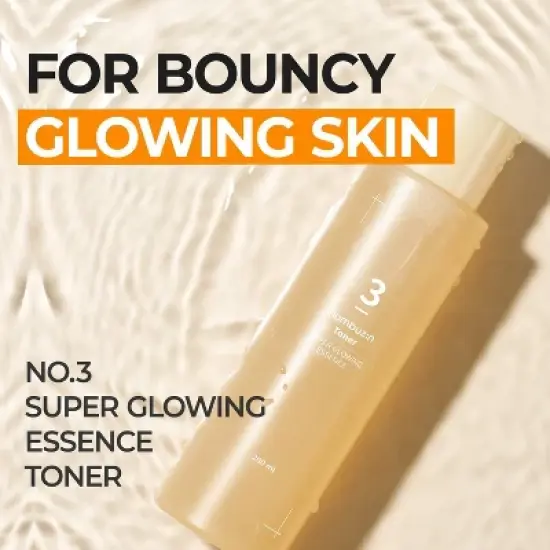 numbuzin No.3 Super Glowing Essence Face Toner - 6.76 fl oz image {2}