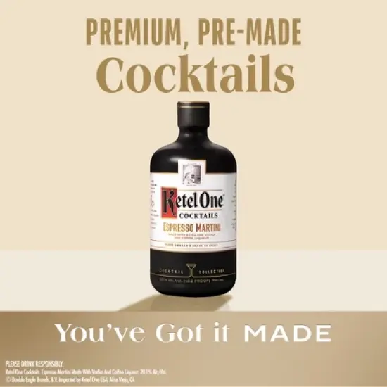 Ketel One Espresso Martini Cocktail - 375ml Bottle image {1}