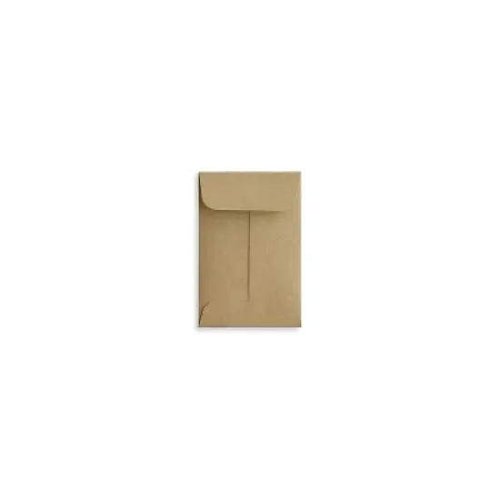 LUX #1 Coin Envelopes 2 1/4 x 3 1/2  1000/Box Grocery Bag 1COGB-1000 image {1}