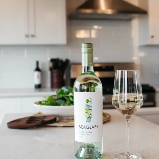 SEAGLASS Pinot Grigio White Wine - 750ml Bottle image {1}