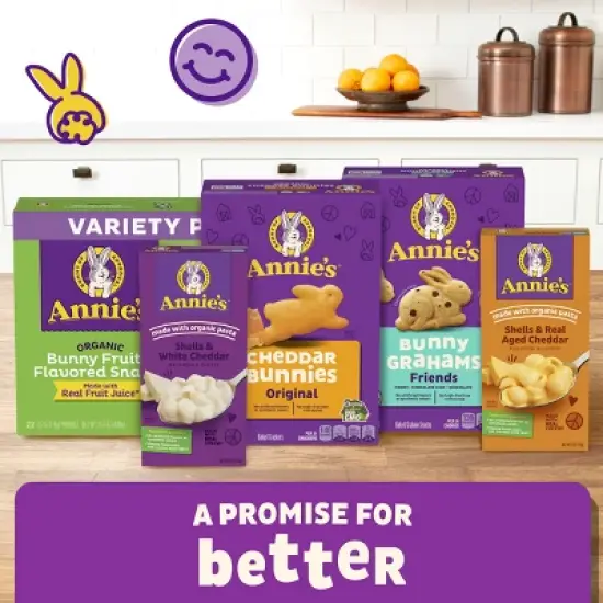 Annie's Organic Real Aged Cheddar Protein Super Mac and Cheese Cups - 11.44oz/4ct image {7}