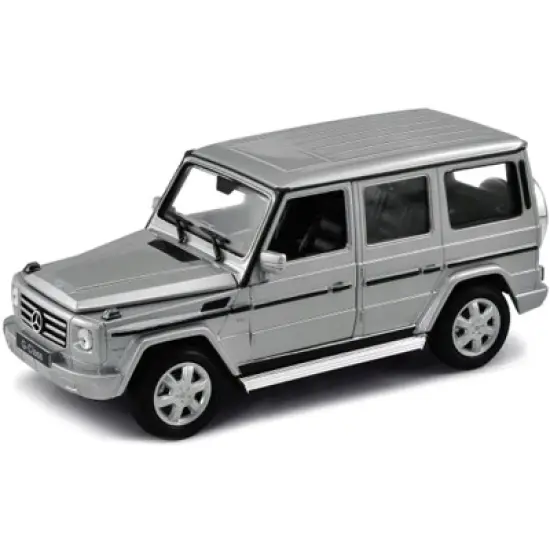 Mercedes Benz G Class Wagon Silver 1/24-1/27 Diecast Model Car by Welly image {1}