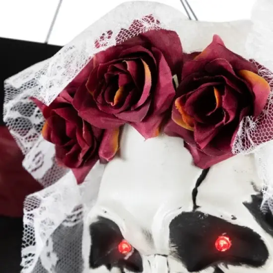 Northlight Lighted Skeleton Couple with Sound Halloween Decoration - 47" image {5}