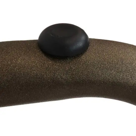 Sunnydaze Indoor Industrial-Style Nightstand with Open Shelf - MDP - Brown image {7}