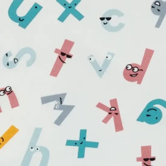 Love to Dream Ecovero Swaddle Wrap - Alphabet Soup - S image {1}