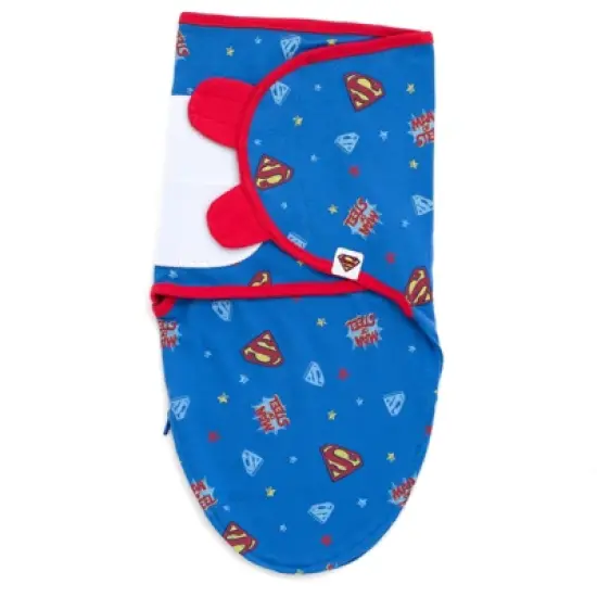 DC Comics Justice League The Flash Superman Batman Baby 3 Pack Swaddle Sacks Newborn to Infant image {2}