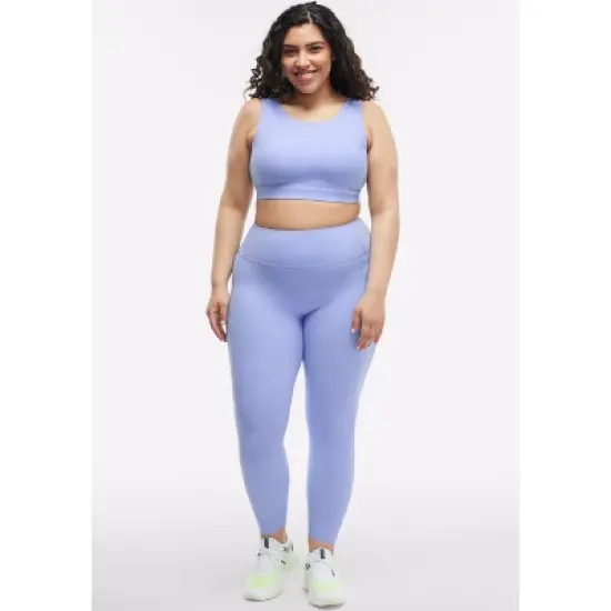 Peloton Women's Cadent Laser Perforated Legging, Ice Blue image {8}