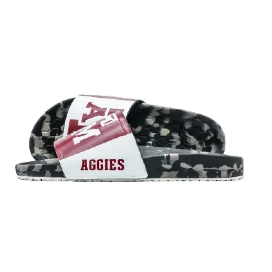 NCAA Texas A&M Aggies Slydr Pro Black Sandals - Red M10/W12 image {1}