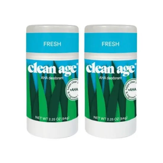 Clean Age Fresh AHA Solid Deodorant for Teens - 2.25oz/2pk image {1}