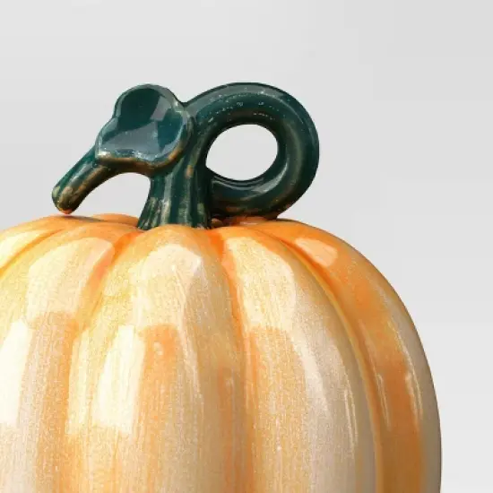 Ceramic Fall Pumpkin Orange - Threshold&trade; image {2}