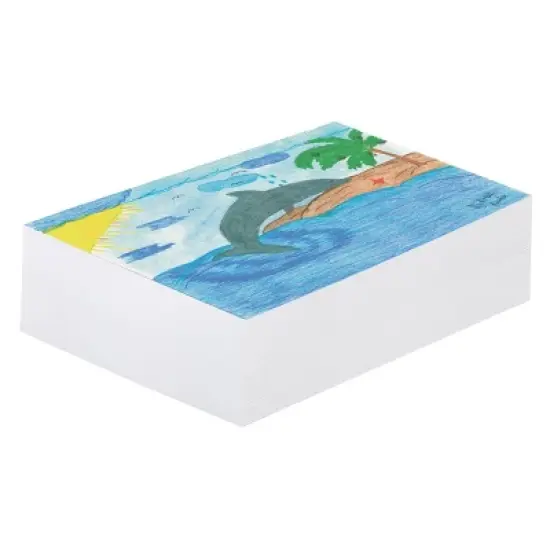 Dixon 9" x 12" Newsprint Paper - 10 Packs image {1}