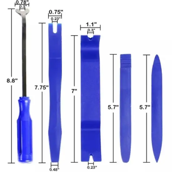 Kitcheniva Auto Trim Removal Tool 5 Pcs image {1}