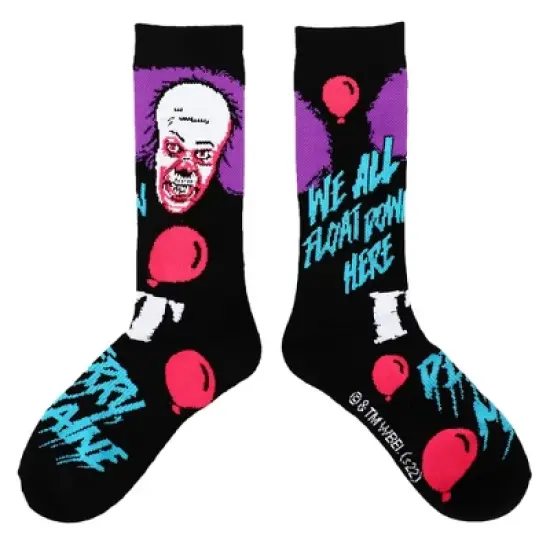 It Classic 1990 Pennywise Men's Athletic Crew Socks image {1}