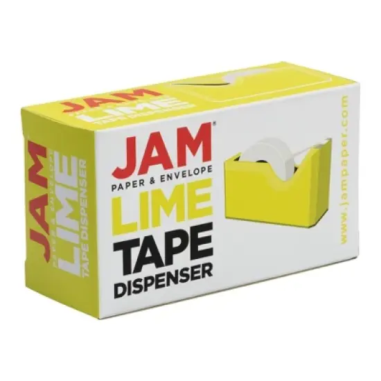 JAM Paper Colorful Desk Tape Dispensers - Lime image {7}