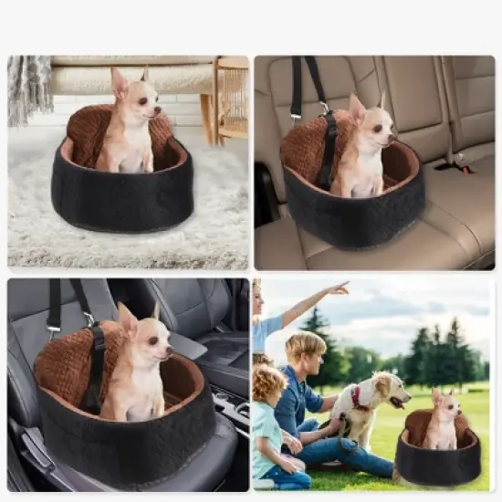 Unique Bargains Removable Comfortable Dog Car Seat 1 Pc image {4}