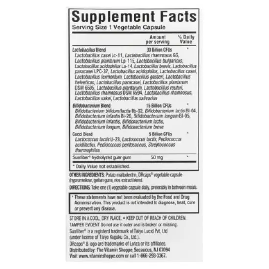 ProBioCare Men's Probiotics with Prebiotic, 50 Billion, 60 Vegetable Capsules image {1}