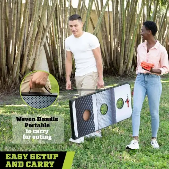 Backyard Hero 48'' Tailgate Combo Bean Bag Toss and Washer Game Set image {5}
