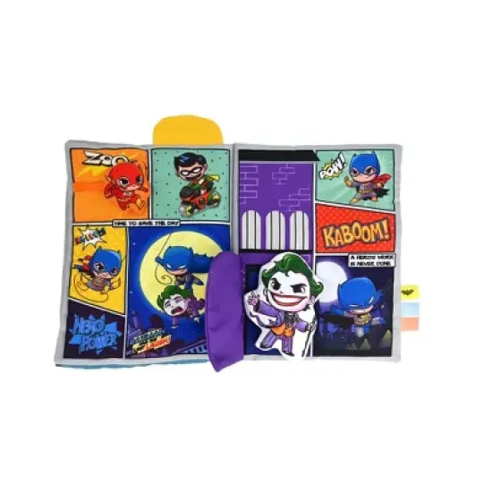 Warner Brothers Batman and DC Super Hero Deluxe Comic Soft Book - Brave Little Heroes image {3}