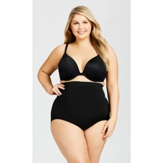 Women's Plus Size Hi Waist Shaper Brief - black | AVENUE image {3}