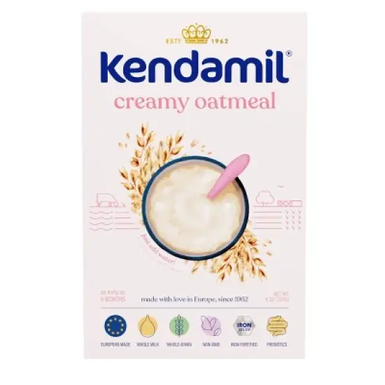 Kendamil Baby Cereal Creamy Oatmeal - 8oz image {8}