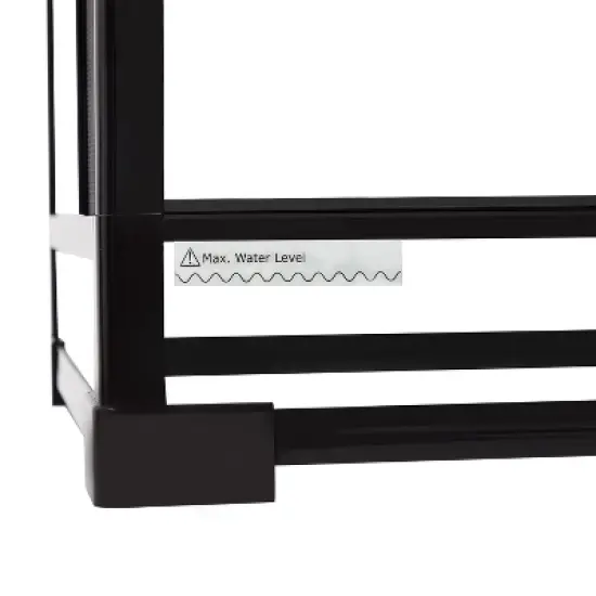 REPTI ZOO 85 Gallon Reptile Glass Terrarium, 48" x 24" x 18" Double Hinge Door image {4}