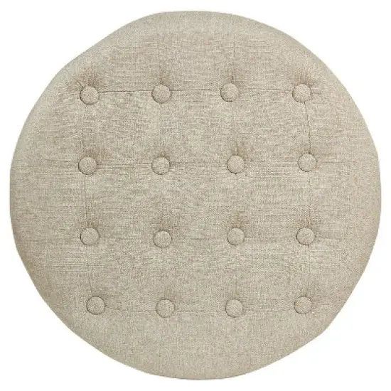 Boho Tufted Storage Ottoman - HomePop image {4}