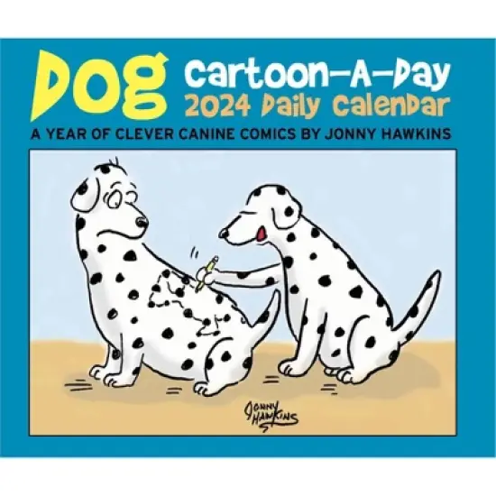 Willow Creek Press 2024 Daily Desk Calendar 5.2"x6.2" Dog Cartoon-a-Day image {4}