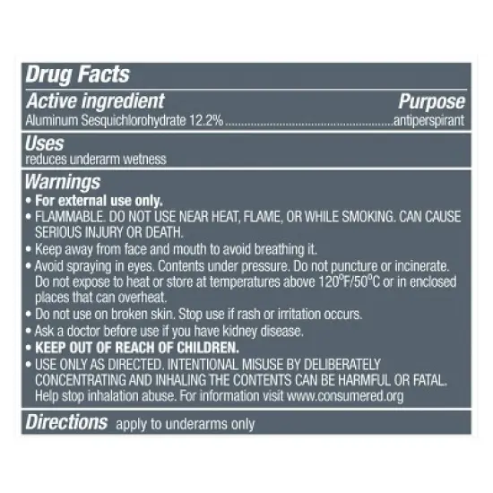 Dove Men+Care 72-Hour Stain Defense Dry Spray Antiperspirant & Deodorant Clean - 3.8oz image {2}