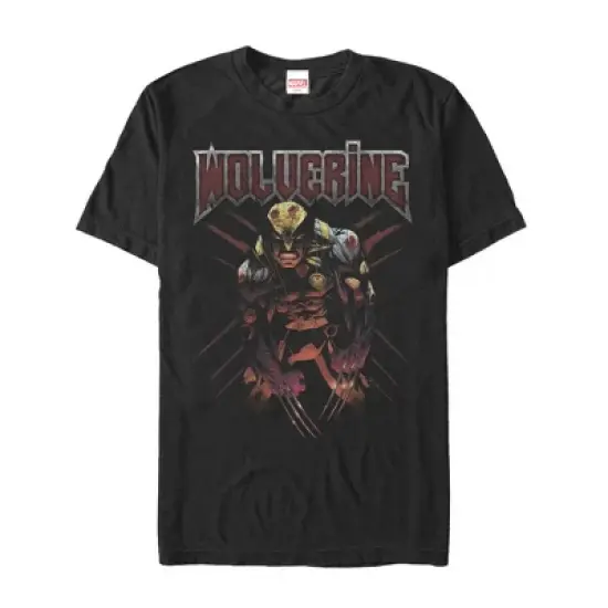 Men's Marvel X-Men Wolverine Scratch T-Shirt image {4}