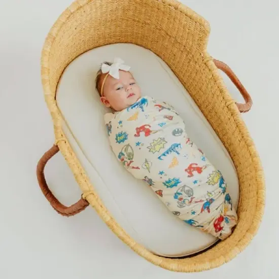 Copper Pearl Knit Swaddle Blanket - Super Heroes DC Comics image {2}