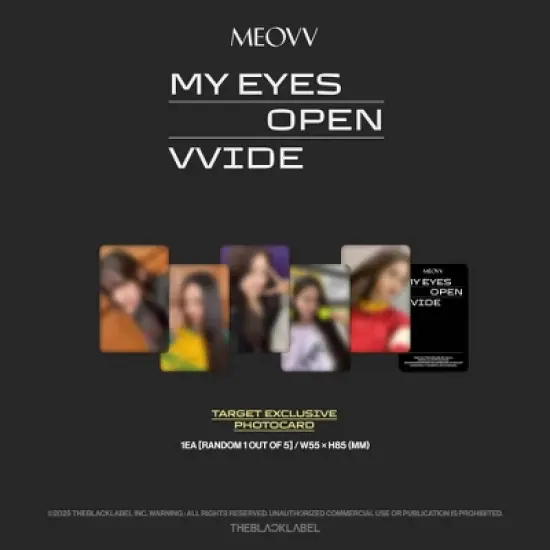 Meovv - Meovv 1st EP Album 'MY Eyes Open Vvide' (Target Exclusive, CD) image {1}