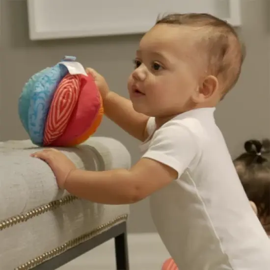 HABA Rainbow Fabric Ball - Machine Washable with 8 Different Sensory Effects image {10}