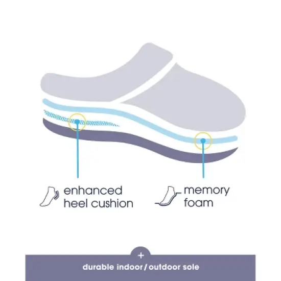 Isotoner Women's Diamond Quilted Microterry Hoodback Slippers - Black image {4}